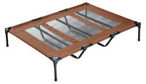 Favi Pawhut pat pliant pentru caini, 122x92x23 cm, maro | aosom ro Ofertă