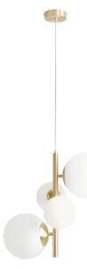 Favi Lustra din metal cu 4 becuri bloom, 120 cm Ofertă