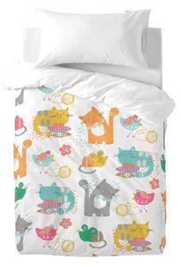 Favi Lenjerie de pat din bumbac pentru copii moshi moshi cat & mouse, 100 x 120 cm Ofertă