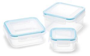 Favi Set 3 recipiente cu capac pentru mâncare addis clip and close square Ofertă