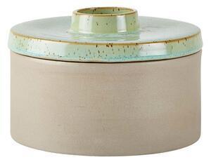Favi Vază din gresie ceramică cu capac villa collection dusty, înălțime 12 cm Ofertă