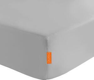 Favi Cearșaf elastic din amestec de bumbac happy friday basic, 90 x 200 cm, gri Ofertă