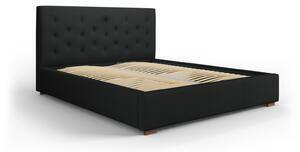 Favi Pat seri negru cu tesatura structurala si lada depozitare 140x200 Ofertă