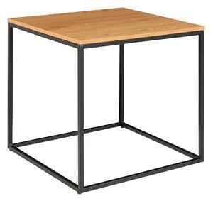 Favi Măsuță auxiliară cu blat în decor de stejar house nordic vita, 45 x 45 cm Ofertă