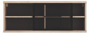 Vitrina suspendata stejar sonoma fever sfw1w-4-10, 100x28x38 cm