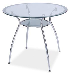 Favi Masa sticla rotunda finezja a, 90x90x77 Ofertă