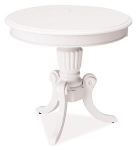 Favi Masa alba rotunda vintage, structura din mdf nevada d, 60x55 Ofertă