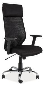 Favi Scaun ergonomic cu brate negru q-211, inaltime reglabila, 69x46x115/12 Ofertă