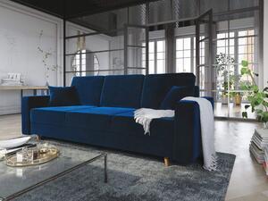 Favi Canapea extensibilă cu ladă de depozitare kronos blue touch 220x100 cm Ofertă