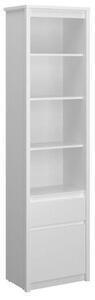 Favi Dulap alb erden, cu o usa si un sertar, 55.6x36.2x210.6 cm Ofertă