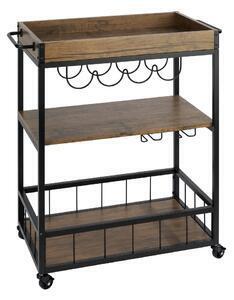 Favi Etajeră cu roţi wenko rustico Ofertă