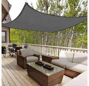 Malatec pătrat solare pătrat naviga 3,6x3,6m 180g/m2 #grey