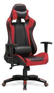 Favi Scaun calculator gaming negru-rosu defender, 55x69x126/134 cm Ofertă