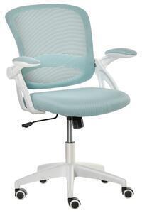 Favi Vinsetto  scaun de birou ergonomic  spatar  din plasa si sezut capitonat, inaltime reglabila, 65.5x61.5x88-97.5cm, albastru Ofertă