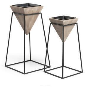 Favi Set 2 ghivece kave home star Ofertă