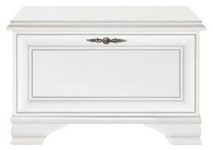 Favi Pantofar hol cu o usa kentuki, alb patinat, 80x50x35 cm Ofertă