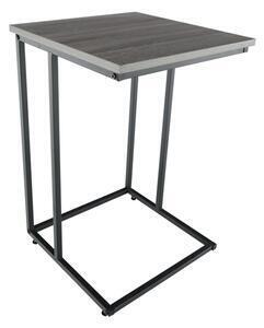 Favi Măsuţă portabilă, stejar/negru, kala Ofertă
