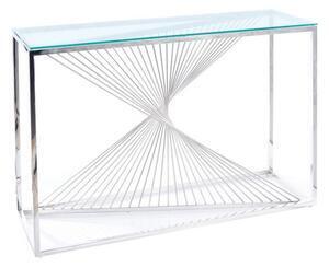 Favi Consola flame c, argintie, 120x40x78 Ofertă