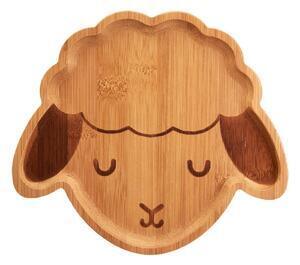 Farfurie din bambus pentru copii sass & belle farmyard friends baa baa lamb