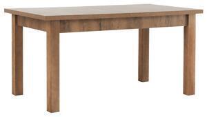Masă extensibilă pentru dining, stejar lefkas închis, 160-203x90 cm, m