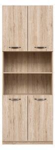 Favi Dulap birou cu 4 usi executive, 80x37.5x218.5 cm Ofertă