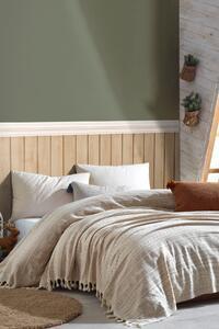 Favi Cuvertura pat dublu geyik, bumbac 100%, bej, 220 x 240 cm Ofertă