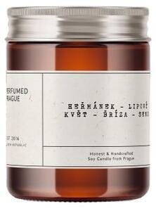 Favi Lumânare din ceară de soia cu parfum de mușețel și tei perfumed prague, timp de ardere 40 h Ofertă
