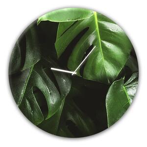 Favi Ceas de perete styler glassclock monstera, ⌀ 30 cm Ofertă