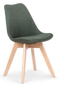 Favi Scaun tapitat din lemn verde k303, 48x54x83 cm Ofertă