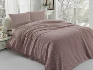 Favi Cuvertură subțire pentru pat pique dusty rose, 220 x 240 cm Ofertă