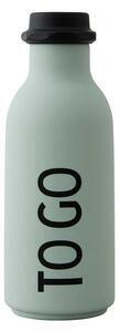 Favi Sticlă pentru apă design letters to go, 500 ml, verde deschis Ofertă