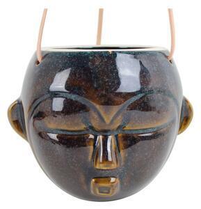Favi Ghiveci suspendat pt living mask, înălțime 15,2 cm, maro închis Ofertă