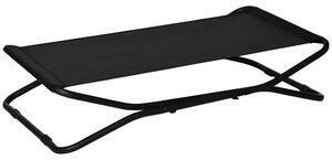 Favi Pawhut pat pliabil pentru caini, 111x65,5x19 cm, negru | aosom ro Ofertă