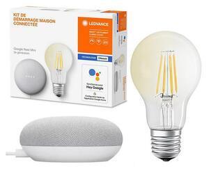 Favi Difuzor inteligent google nest mini wi-fi + bec led e27 ledvance Ofertă