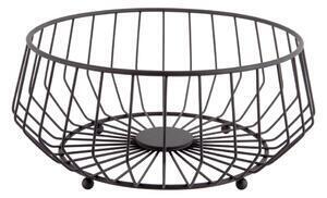 Favi Coș metalic pentru fructe pt living linea, ø 30 cm, negru Ofertă
