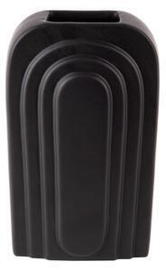 Favi Vază din ceramică pt living arc, înălțime 27 cm, negru Ofertă