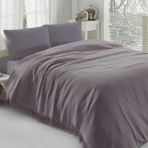Favi Cuvertură subțire pentru pat pique purple, 220 x 240 cm Ofertă