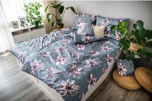 Favi Lenjerie de pat din bumbac satinat cotton house jane, 140 x 200 cm, gri - roz Ofertă