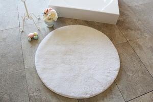 Favi Covoras baie colors of, 90 cm, forma rotunda, tapiterie acril, ecru Ofertă
