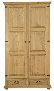 Favi Dulap classic wood, miere de pin, 107x43x195 cm Ofertă