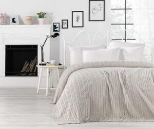 Favi Cuvertură din amestec de bumbac homemania decor camila, 220 x 240 cm, gri - bej Ofertă