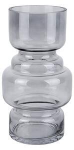 Favi Vază din sticlă pt living courtly, înălțime 25 cm, gri Ofertă