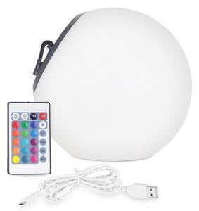 Top light ball rgb rc - led rgb lampă solară dimmabilă led/1,2w/3,7v ip44