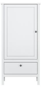 Favi Dulap alb mic cu o usa si un sertar ole, 65x37x135 cm Ofertă