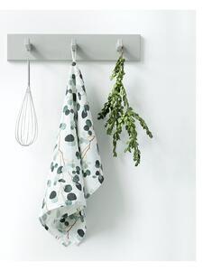 Favi Prosop de bucătărie din in linen tales eucalyptus, 65 x 45 cm, alb - verde Ofertă