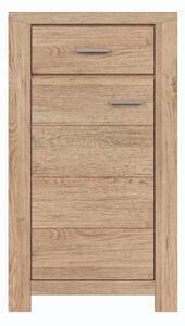 Favi Comoda de hol cu usa si sertar luttich, 60x40x107 cm Ofertă