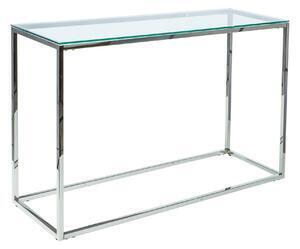 Favi Consola hilton c, argintie, metal/sticla securizata, 120x40x78 Ofertă