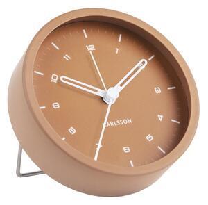 Favi Ceas cu alarmă karlsson tinge, ø 9 cm, maro caramel Ofertă