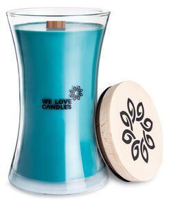 Lumânare din ceară de soia we love candles frosted forest, 150 ore de ardere