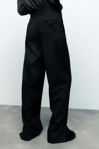Zara Pantaloni drepţi cu deschizături Ofertă